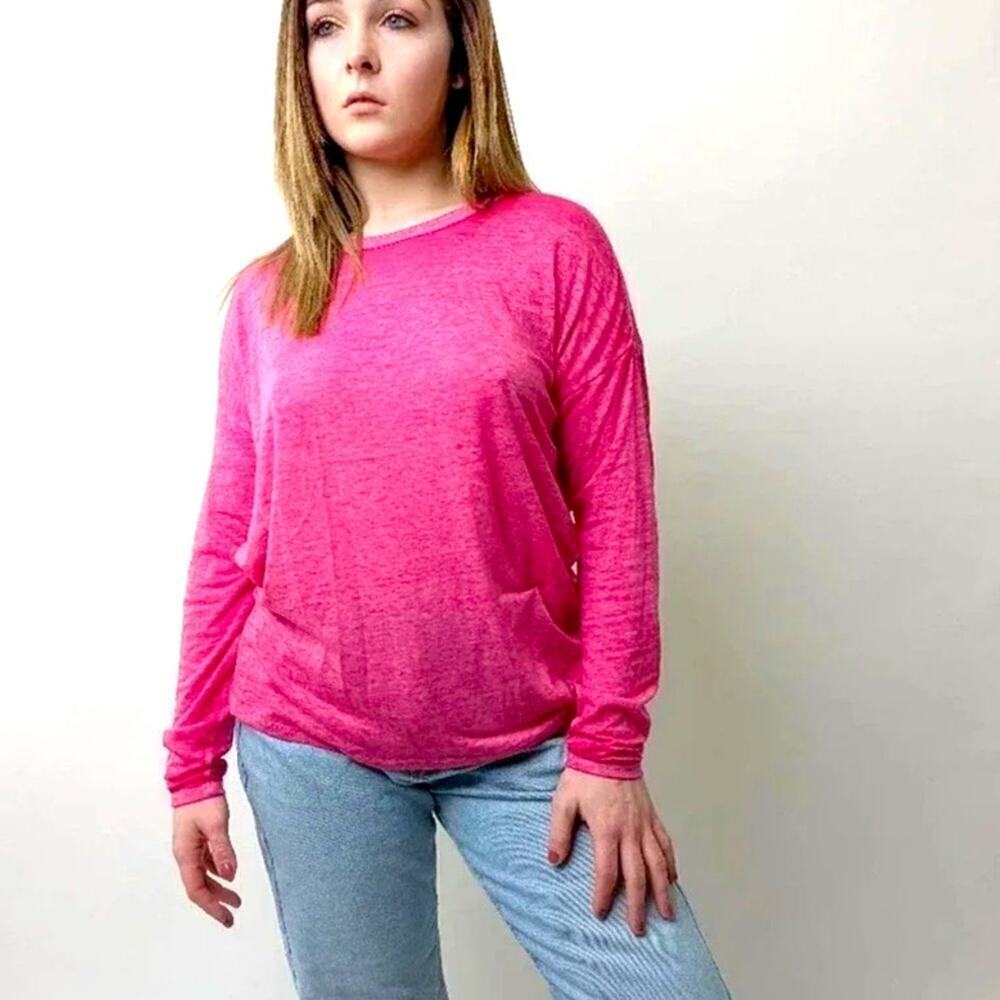 Betsey Johnson Performance Hot Pink Tee Shirt